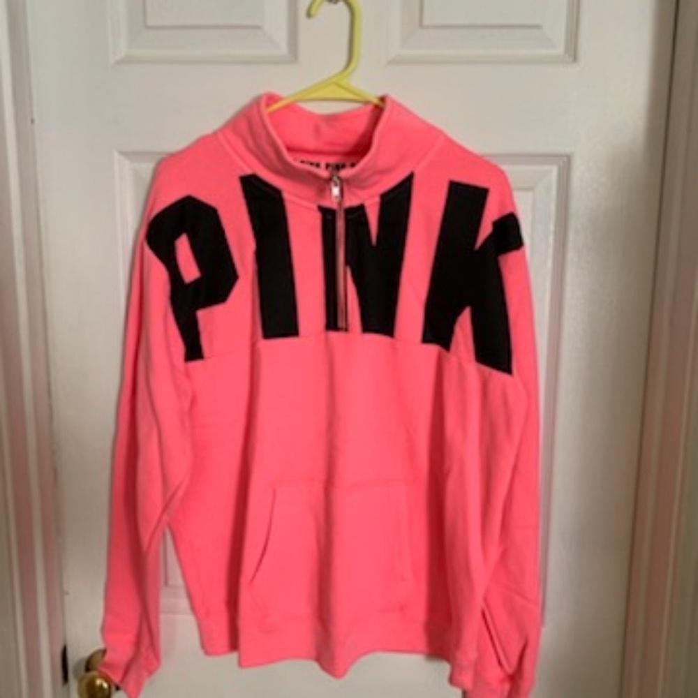 Pink by VS quarter zip jacket